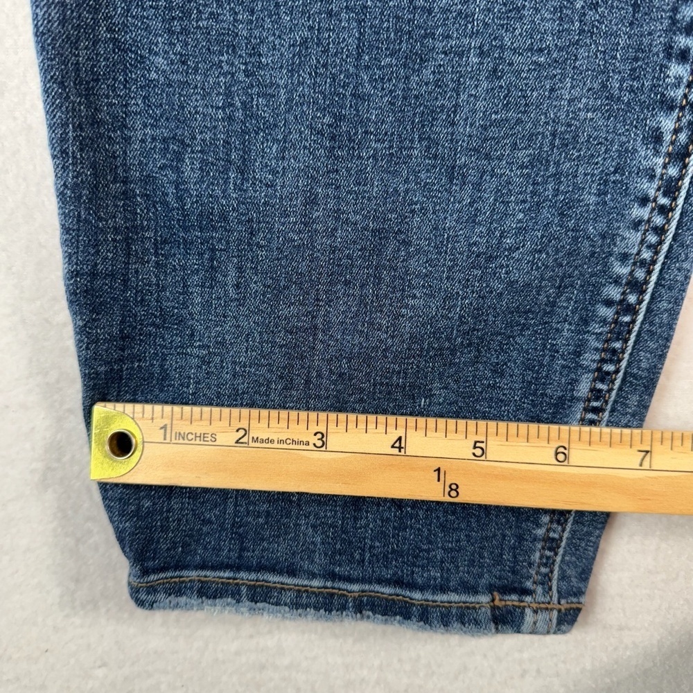 Silver Jeans Womens 18 Blue Boyfriend Straight Mid Rise Medium Wash Stretch - Picture 11 of 11